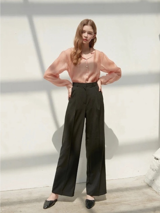 rae mode Pants - RAE MODE Linen Wide Leg Pants S